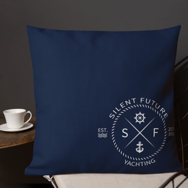 Silent Future Yachting - Premium-Kissen – Bild 3