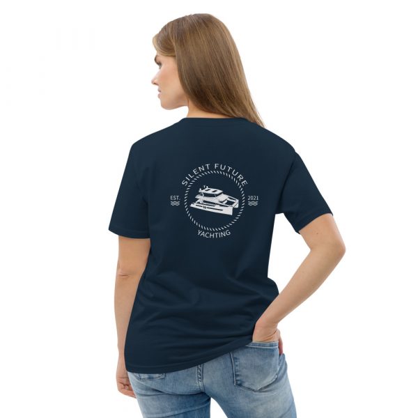 Silent Future Yachting - Unisex-Bio-Baumwoll-T-Shirt – Bild 5